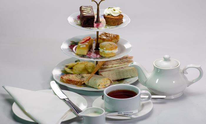 Enjoy an afternoon tea from the Orchid House Tea Room.